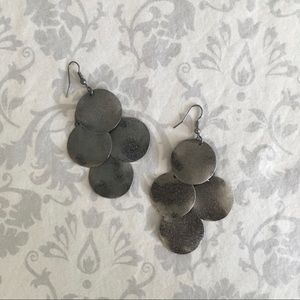 Bangle Earrings Gunmetal